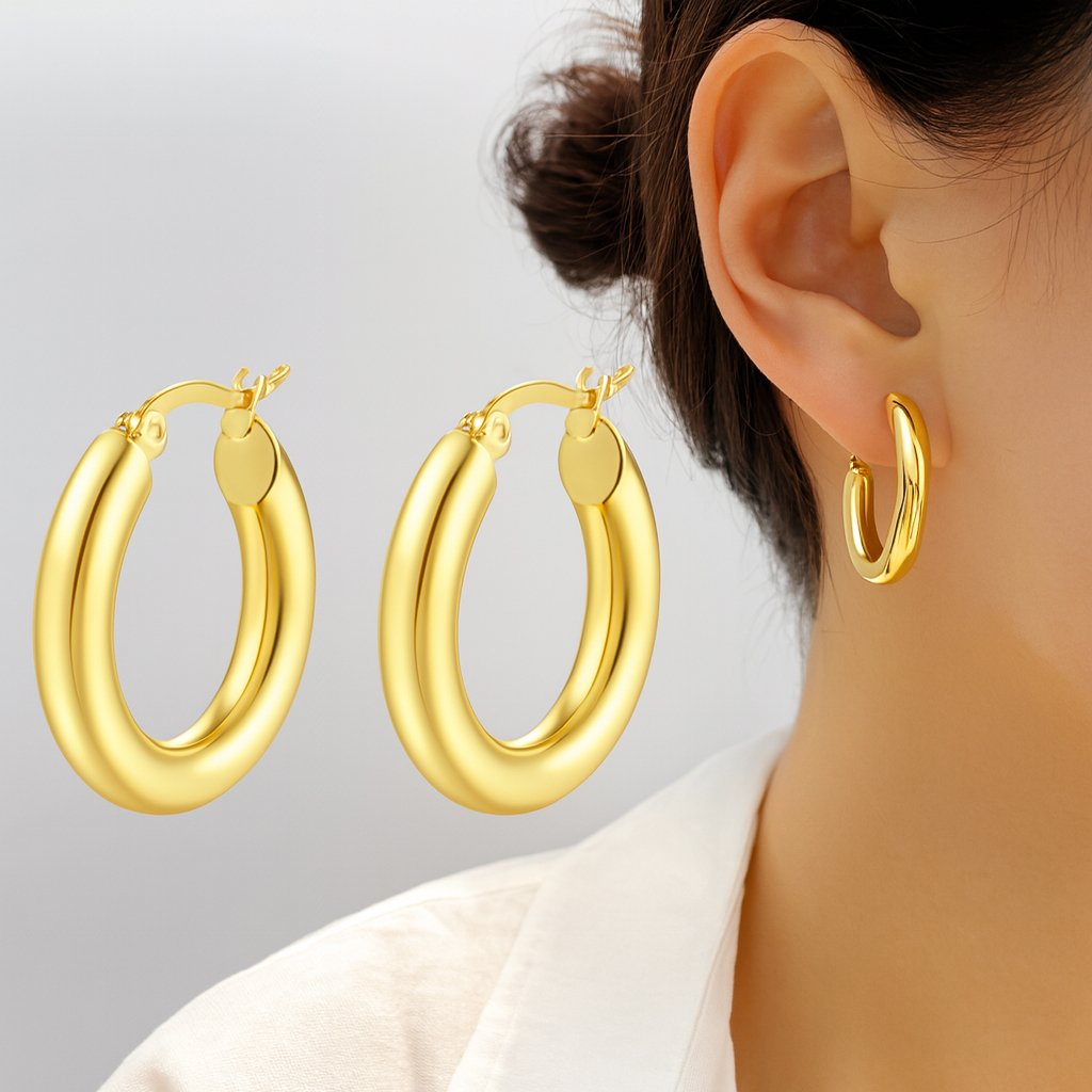 Velisse™ Classic Hoop Earrings