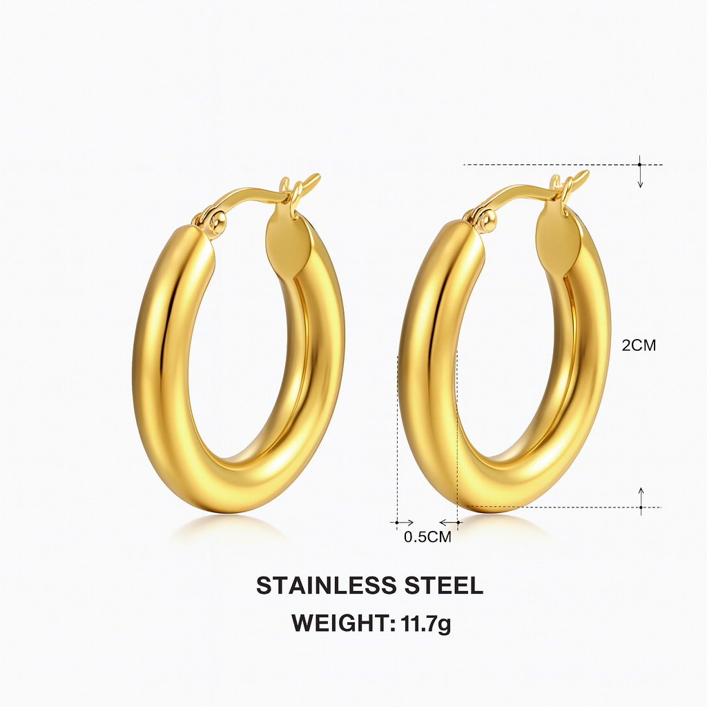 Velisse™ Classic Hoop Earrings