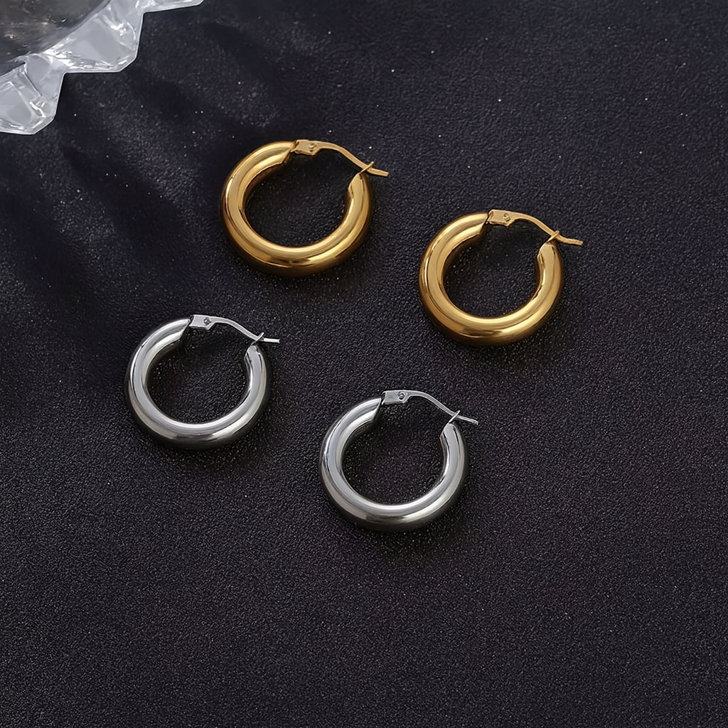 Velisse™ Classic Hoop Earrings