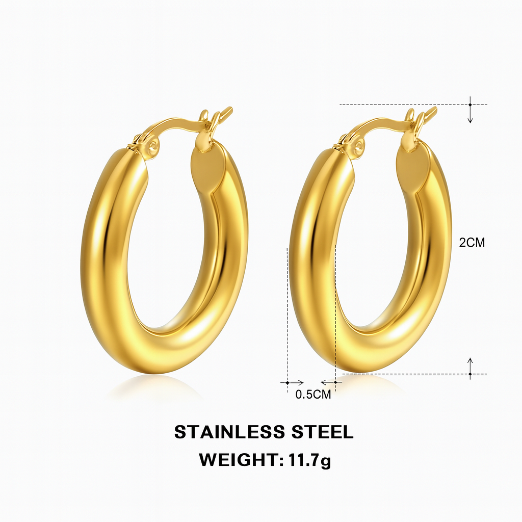 Velisse™ Classic Hoop Earrings