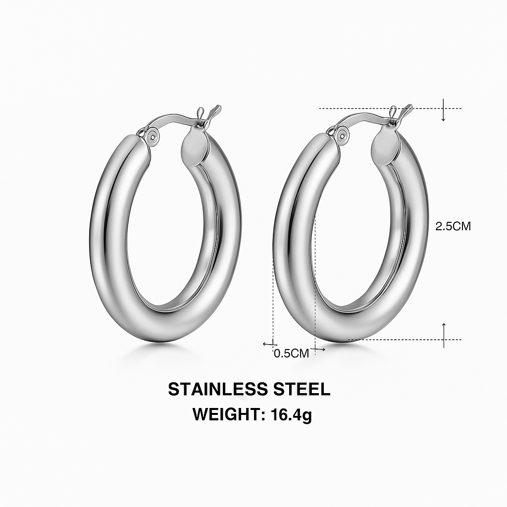 Velisse™ Classic Hoop Earrings