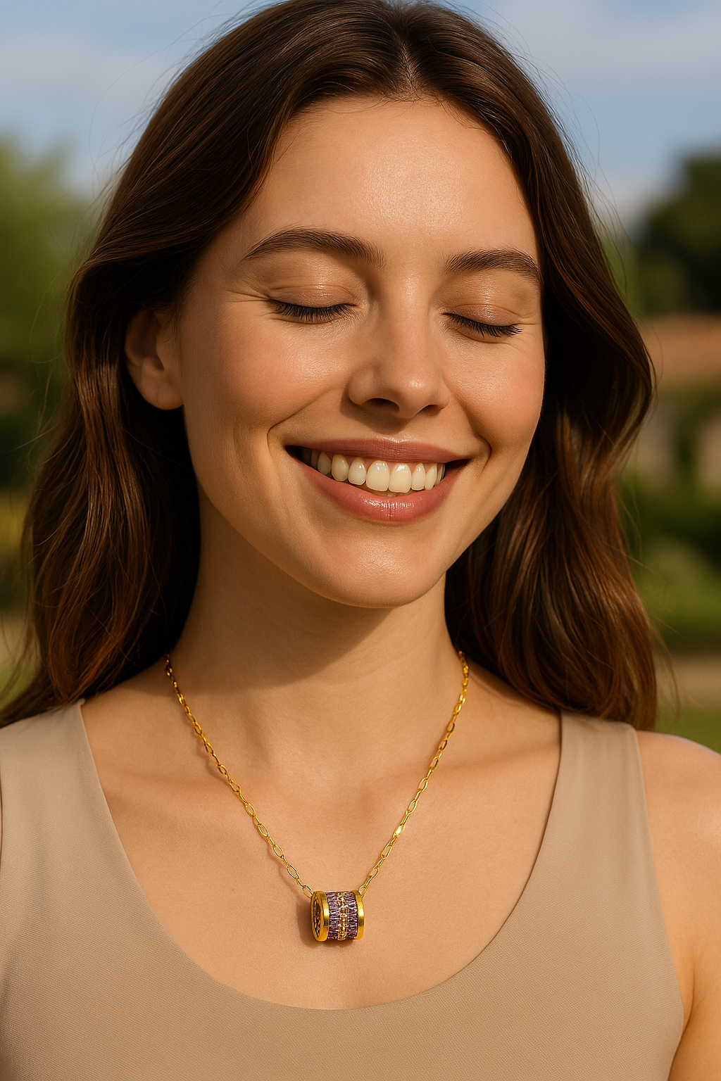 Lunara™ Crystal Orbit Necklace